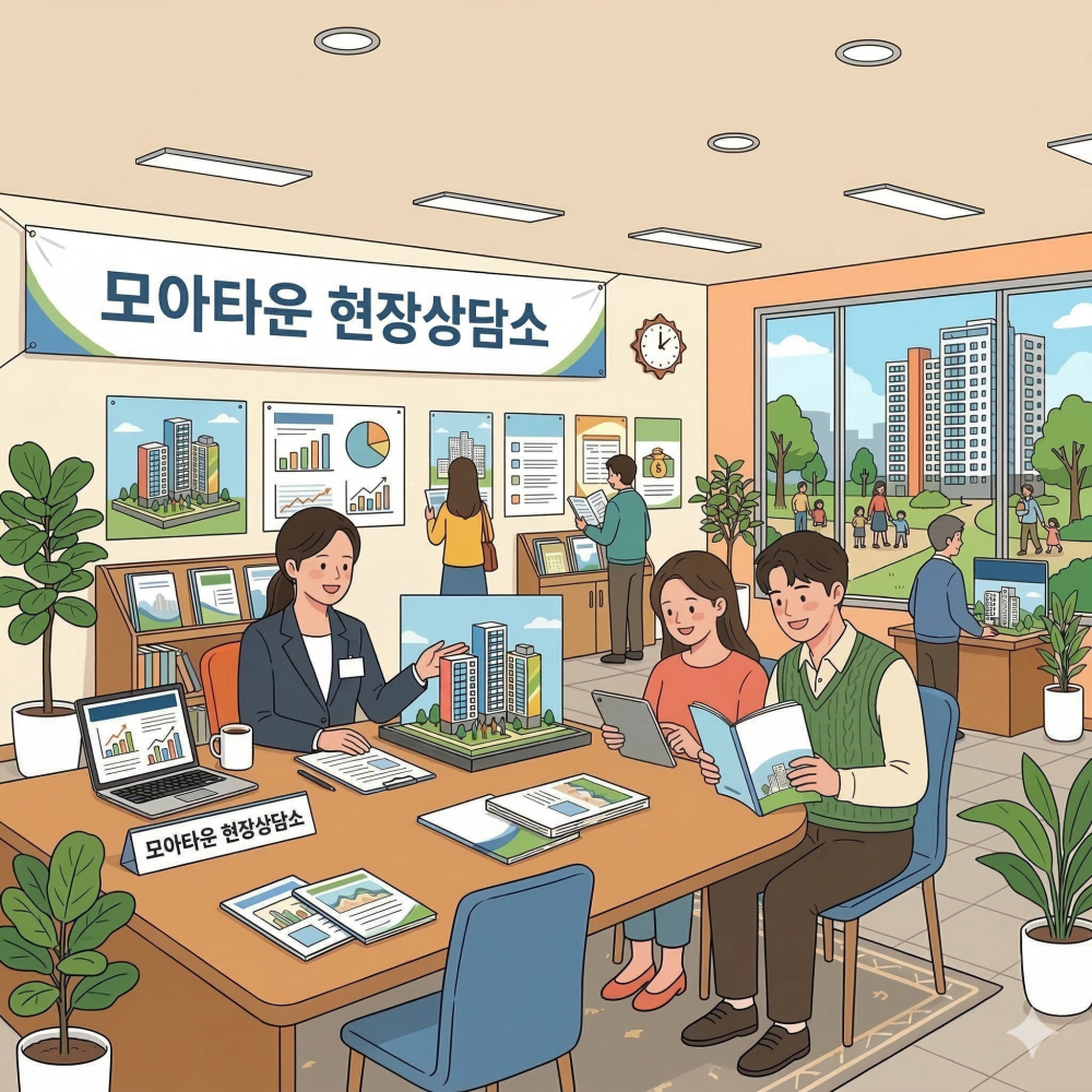 수유동4지역 모아타운 현장상담소 운영 안내(4.1.)