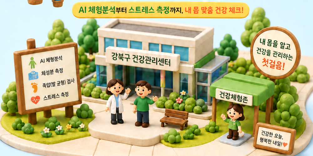 강북구 건강관리센터 건강체험존 운영 안내