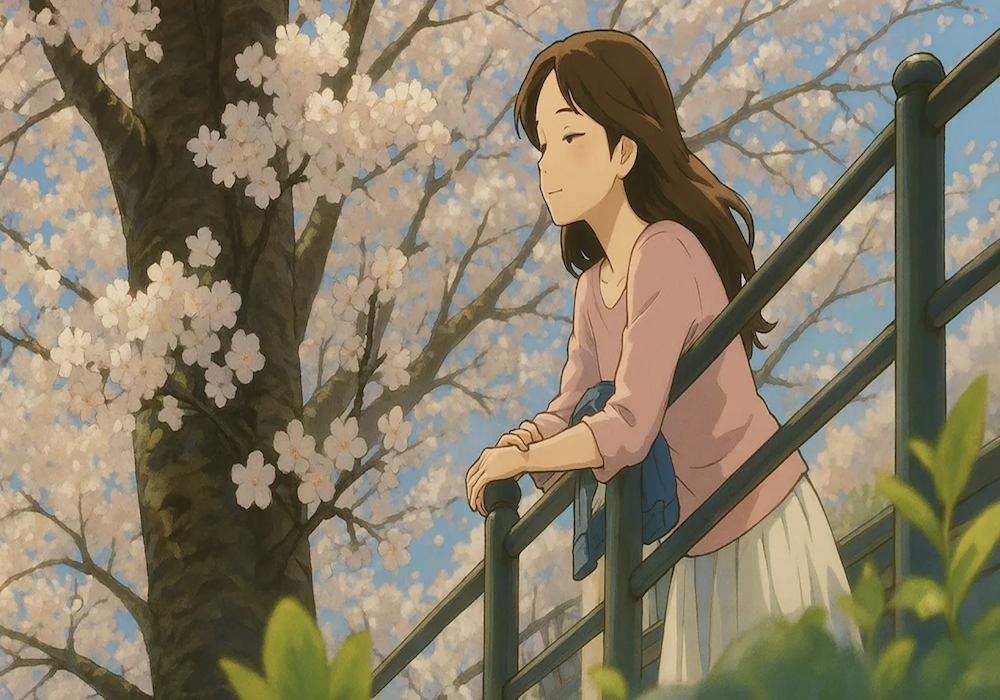 "벚꽃보며 봄 타는 중… 감성주의보 발령🌸 (feat. 우이천)"