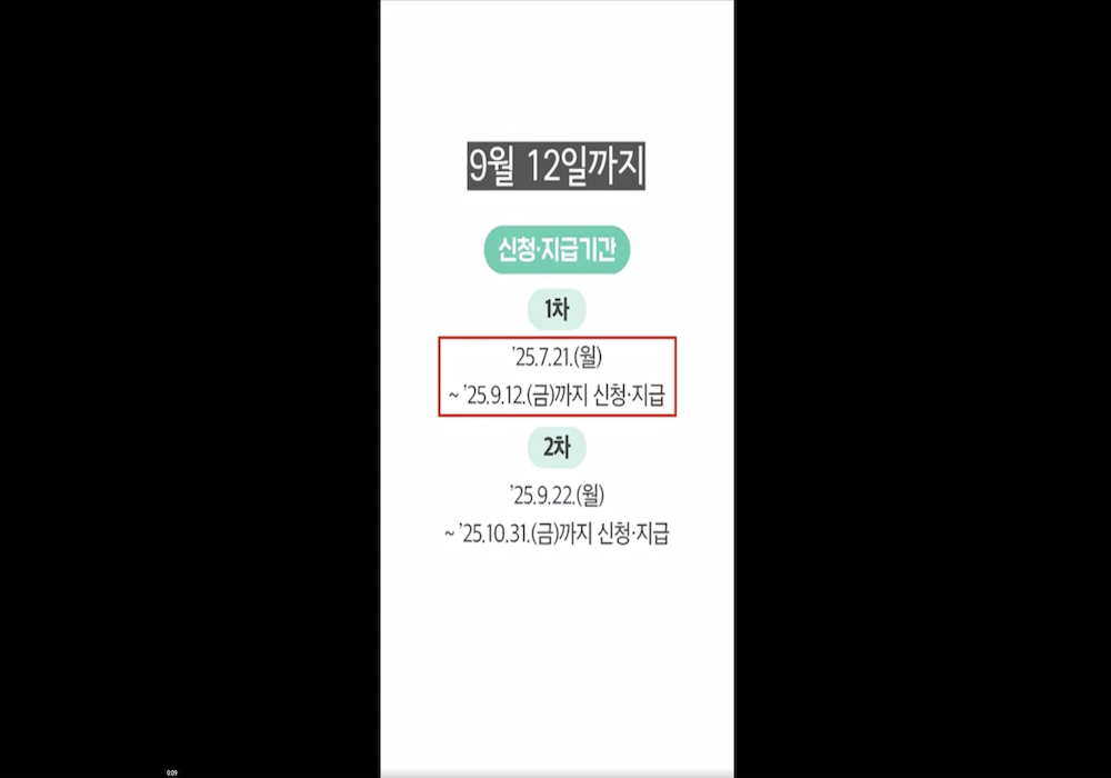 민생회복 소비쿠폰 신청 및 주의사항